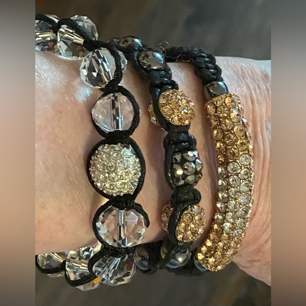 Three sliding knot bracelets.  All 3 for one price! (Like new)